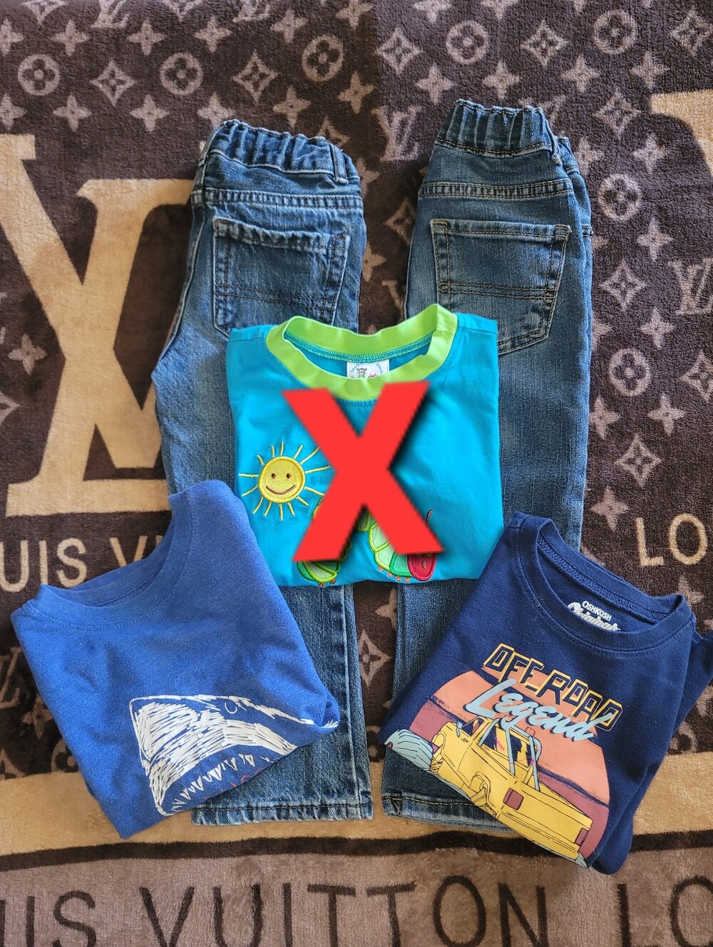 Toddler Childrens Place Jeans Oshkosh Top Shirts Bundle 3T Boys